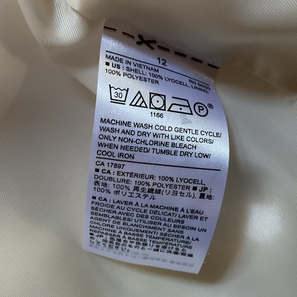 Banana republic ivory crop blazer, 12 - Picture 7 of 7